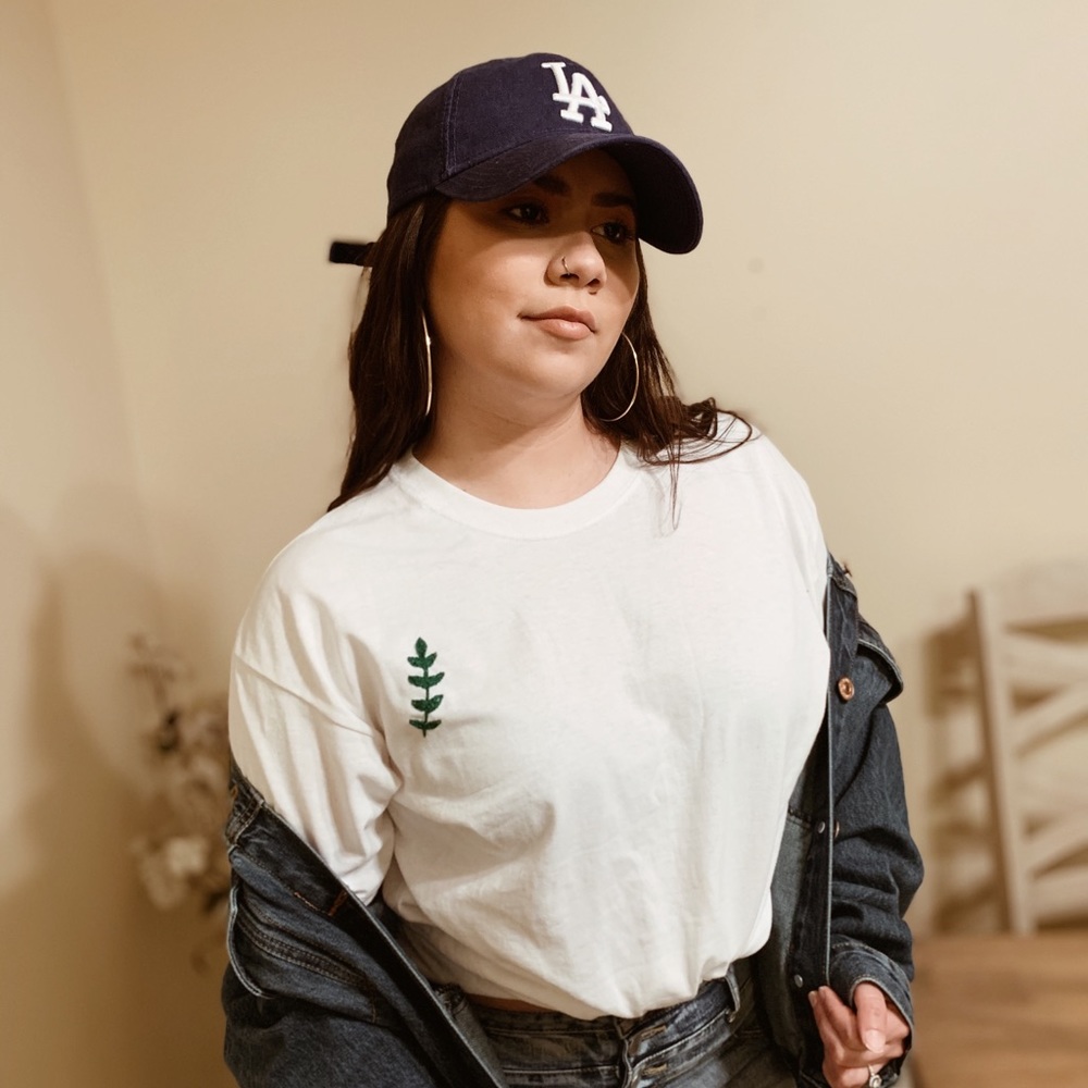 Hand Embroidered Unisex T-Shirt